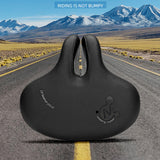 Maxbell Bicycle Mountain Bike Noseless Saddle Comfort Shock Absorbing Seat Black - Aladdin Shoppers