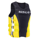Maxbell Safety Life Jacket Vest Kayaking Buoyancy Motorboat Fishing black yellow M - Aladdin Shoppers