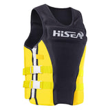 Maxbell Safety Life Jacket Vest Kayaking Buoyancy Motorboat Fishing black yellow M - Aladdin Shoppers