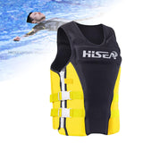 Maxbell Safety Life Jacket Vest Kayaking Buoyancy Motorboat Fishing black yellow M - Aladdin Shoppers