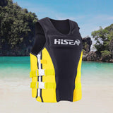 Maxbell Safety Life Jacket Vest Kayaking Buoyancy Motorboat Fishing black yellow M - Aladdin Shoppers