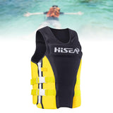 Maxbell Safety Life Jacket Vest Kayaking Buoyancy Motorboat Fishing black yellow M - Aladdin Shoppers