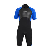 Maxbell 2mm Premium Neoprene Shorty Wetsuit Short Sleeve for Diving Men Blue XXL - Aladdin Shoppers