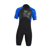 Maxbell 2mm Premium Neoprene Shorty Wetsuit Short Sleeve for Diving Men Blue XXL - Aladdin Shoppers
