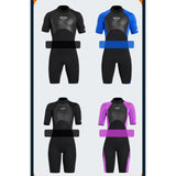 Maxbell 2mm Premium Neoprene Shorty Wetsuit Short Sleeve for Diving Women Purple L - Aladdin Shoppers