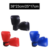 Maxbell 2xKids Adults Boxing Gloves PU Leather Muay Thai Sparring Kickboxing Gloves