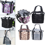 Maxbell Bike Front Basket Sundries Container Heavy Load for Folding Bike Purple - Aladdin Shoppers
