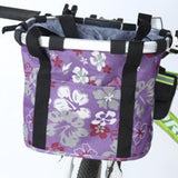 Maxbell Bike Front Basket Sundries Container Heavy Load for Folding Bike Purple - Aladdin Shoppers