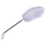 Maxbell Maxbell 1Pcs Feather Whip Sex Toys W/ Handle Tickler Tied Rope for Bdsm Gay Couples