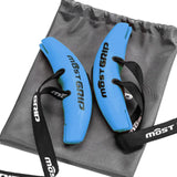 Maxbell TPE Arc Grip Fitness Band Handle Exercise Pull Up Strength Training Blue - Aladdin Shoppers