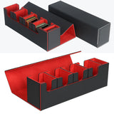Set of 2 Card Deck Box Storage Holder Collectible Container TCG Organizer