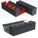 Set of 2 Card Deck Box Storage Holder Collectible Container TCG Organizer