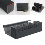 Set of 2 Card Deck Box Storage Holder Collectible Container TCG Organizer