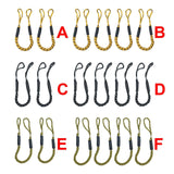 Maxbell Stretchable Bungee Dock Line Marine Mooring Rope for Boat A Yellow 2Pcs - Aladdin Shoppers