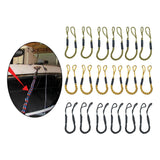 Maxbell Stretchable Bungee Dock Line Marine Mooring Rope for Boat A Yellow 2Pcs - Aladdin Shoppers