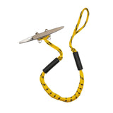 Maxbell Stretchable Bungee Dock Line Marine Mooring Rope for Boat A Yellow 2Pcs - Aladdin Shoppers