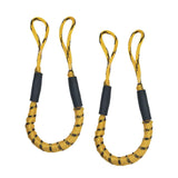 Maxbell Stretchable Bungee Dock Line Marine Mooring Rope for Boat A Yellow 2Pcs - Aladdin Shoppers