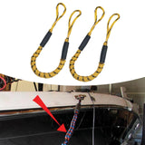Maxbell Stretchable Bungee Dock Line Marine Mooring Rope for Boat A Yellow 2Pcs - Aladdin Shoppers