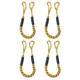 Maxbell Stretchable Bungee Dock Line Marine Mooring Rope for Boat B Yellow 4Pcs - Aladdin Shoppers