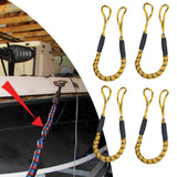 Maxbell Stretchable Bungee Dock Line Marine Mooring Rope for Boat B Yellow 4Pcs - Aladdin Shoppers