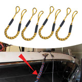 Maxbell Stretchable Bungee Dock Line Marine Mooring Rope for Boat B Yellow 4Pcs - Aladdin Shoppers