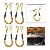 Maxbell Stretchable Bungee Dock Line Marine Mooring Rope for Boat B Yellow 4Pcs - Aladdin Shoppers