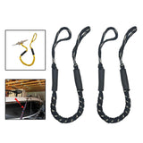 Maxbell Stretchable Bungee Dock Line Marine Mooring Rope for Boat C Black 2Pcs - Aladdin Shoppers