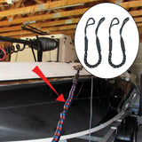 Maxbell Stretchable Bungee Dock Line Marine Mooring Rope for Boat C Black 2Pcs - Aladdin Shoppers