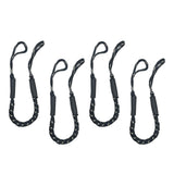 Maxbell Stretchable Bungee Dock Line Marine Mooring Rope for Boat D Black 4Pcs - Aladdin Shoppers