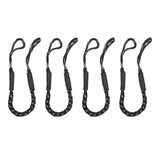 Maxbell Stretchable Bungee Dock Line Marine Mooring Rope for Boat D Black 4Pcs - Aladdin Shoppers