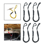 Maxbell Stretchable Bungee Dock Line Marine Mooring Rope for Boat D Black 4Pcs - Aladdin Shoppers