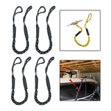 Maxbell Stretchable Bungee Dock Line Marine Mooring Rope for Boat D Black 4Pcs - Aladdin Shoppers