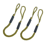 Maxbell Stretchable Bungee Dock Line Marine Mooring Rope for Boat E Yellow 2Pcs - Aladdin Shoppers