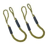 Maxbell Stretchable Bungee Dock Line Marine Mooring Rope for Boat E Yellow 2Pcs - Aladdin Shoppers