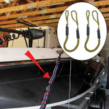 Maxbell Stretchable Bungee Dock Line Marine Mooring Rope for Boat E Yellow 2Pcs - Aladdin Shoppers