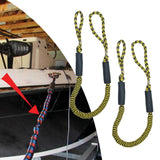 Maxbell Stretchable Bungee Dock Line Marine Mooring Rope for Boat E Yellow 2Pcs - Aladdin Shoppers