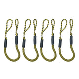 Maxbell Stretchable Bungee Dock Line Marine Mooring Rope for Boat F Yellow 4Pcs - Aladdin Shoppers