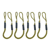Maxbell Stretchable Bungee Dock Line Marine Mooring Rope for Boat F Yellow 4Pcs - Aladdin Shoppers