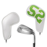 Maxbell 7x Golf Iron Headcover Golf Club Head Cover Set Protector Guard White - Aladdin Shoppers