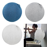 Maxbell Yoga Ball Cover Anti Slip Fitness Ball Balance Ball Protect Case with Handle 55cm Gray - Aladdin Shoppers