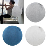 Maxbell Yoga Ball Cover Anti Slip Fitness Ball Balance Ball Protect Case with Handle 55cm Gray - Aladdin Shoppers