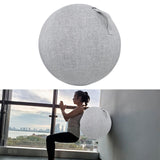 Maxbell Yoga Ball Cover Anti Slip Fitness Ball Balance Ball Protect Case with Handle 55cm Gray - Aladdin Shoppers