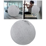 Maxbell Yoga Ball Cover Anti Slip Fitness Ball Balance Ball Protect Case with Handle 55cm Gray - Aladdin Shoppers