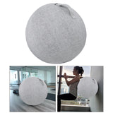Maxbell Yoga Ball Cover Anti Slip Fitness Ball Balance Ball Protect Case with Handle 55cm Gray - Aladdin Shoppers
