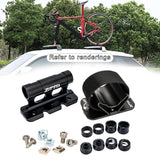 Maxbell 2 Pcs Bike Block Fork Mount Holder Aluminum Alloy Front Fork Rear Rack