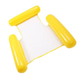 Maxbell Inflatable Floating Recliner with Air Pump Drifter Water Sports yellow - Aladdin Shoppers