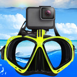 Maxbell Snorkeling Glasses Scuba Diving Snorkel Goggles Snorkel Mask Yellow Black - Aladdin Shoppers