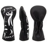 Maxbell Durable Golf Wood Head Cover Golf Club Headcover Protection Golfer Gift PU Black 1 - Aladdin Shoppers