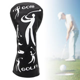 Maxbell Durable Golf Wood Head Cover Golf Club Headcover Protection Golfer Gift PU Black 1 - Aladdin Shoppers