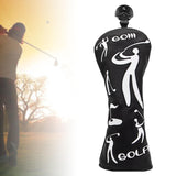 Maxbell Durable Golf Wood Head Cover Golf Club Headcover Protection Golfer Gift PU Black UT - Aladdin Shoppers